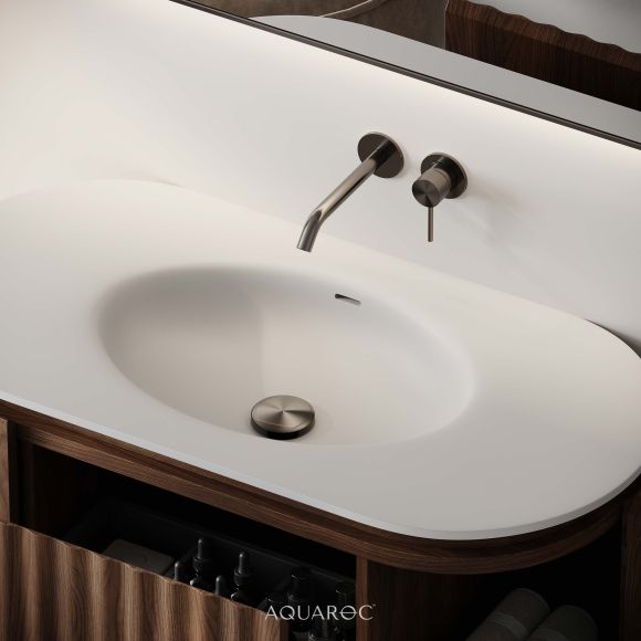 Niche Brushed Gunmetal Slotted Click Clack Basin Waste